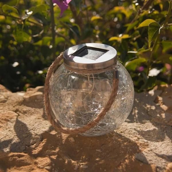 Solcellslampa Lumisky Crack Ball Cord Transparent (2 antal)