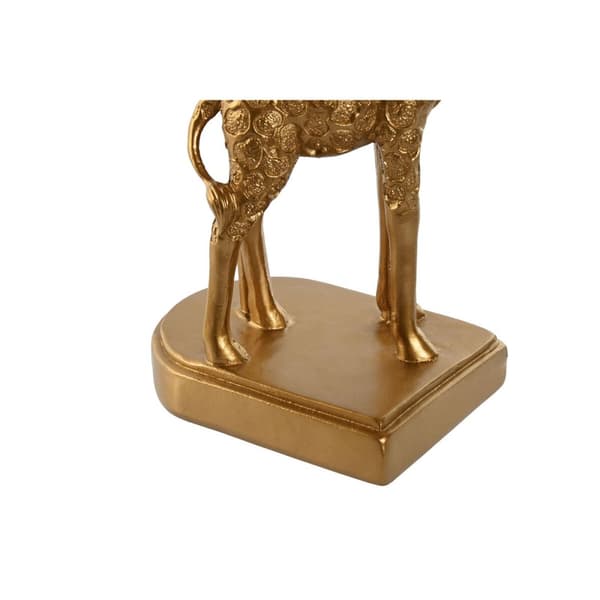 Bordslampa Home ESPRIT Svart Gyllene 20 x 20 x 53 cm