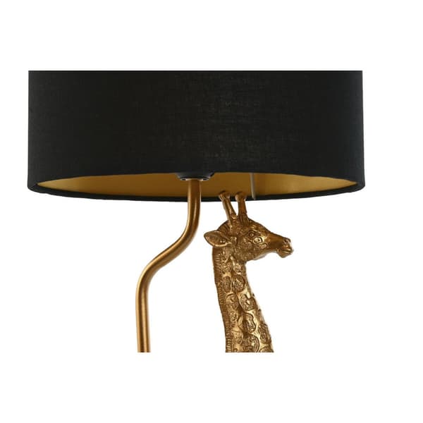 Bordslampa Home ESPRIT Svart Gyllene 20 x 20 x 53 cm