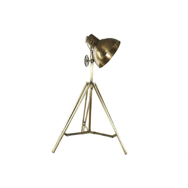 Golvlampa Home ESPRIT Gyllene 25 W 30 x 28 x 142 cm Guld