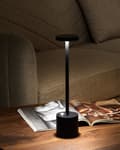 Miniatyrbilde 5 av 11: Bordlampe Svart Jern 35 cm Aluminium Innendørs Utendørs Moderne design