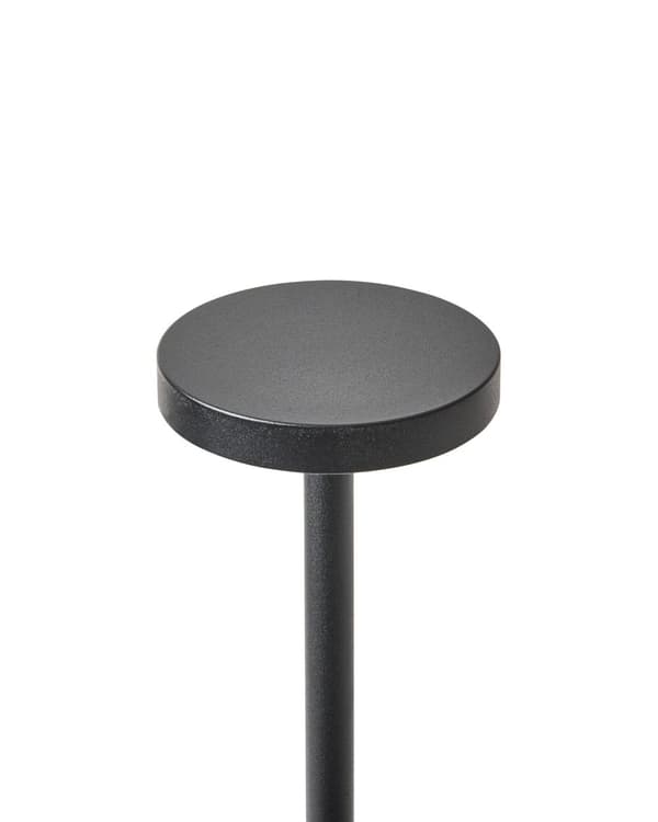 Bordlampe Svart Jern 35 cm Aluminium Innendørs Utendørs Moderne design