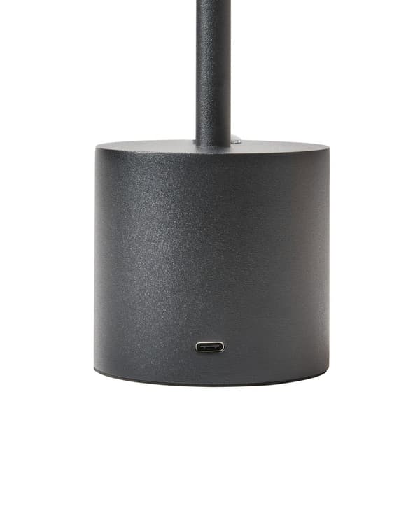 Bordlampe Svart Jern 35 cm Aluminium Innendørs Utendørs Moderne design