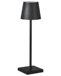 Miniatyrbilde 6 av 11: Trådløs bordlampe Svart Metall 37 cm LED Oppladbar RGB-funksjon Moderne design Bærbar lampe Trådløs belysning