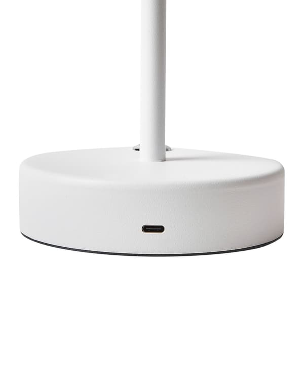 Bordlampe Hvit Jern 36 cm Aluminium Innendørs Utendørs Moderne design