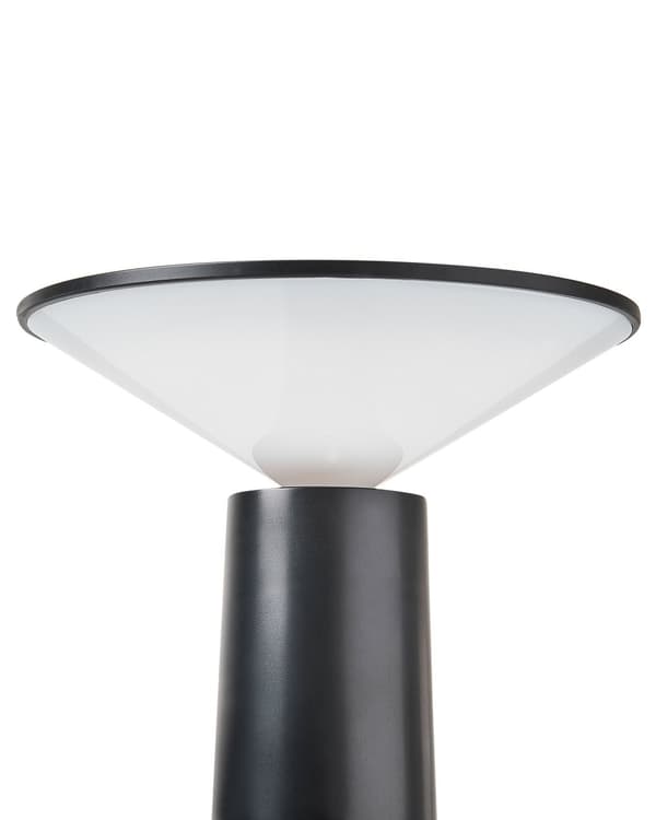 Trådløs bordlampe Svart Jern 19 cm LED Oppladbar Justerbart lys Moderne design Utendørs- og innendørsbruk Bærbar lampe Belysning