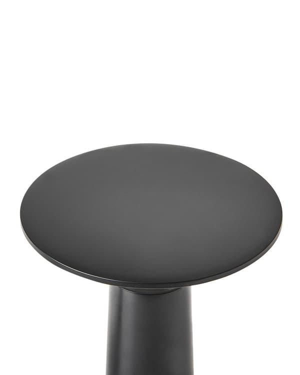 Trådløs bordlampe Svart Jern 19 cm LED Oppladbar Justerbart lys Moderne design Utendørs- og innendørsbruk Bærbar lampe Belysning