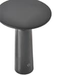 Miniatyrbilde 10 av 11: Trådløs bordlampe Svart Jern 19 cm LED Oppladbar Justerbart lys Moderne design Utendørs- og innendørsbruk Bærbar lampe Belysning