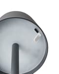Miniatyrbilde 9 av 11: Trådløs bordlampe Mørkegrå Metall 37 cm LED Oppladbar RGB-funksjon Moderne design Bærbar lampe Trådløs belysning