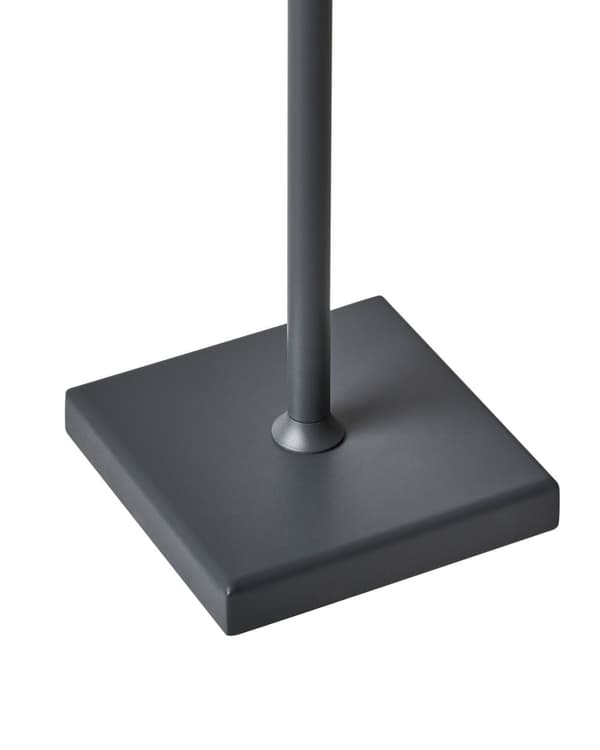 Trådløs bordlampe Mørkegrå Metall 37 cm LED Oppladbar RGB-funksjon Moderne design Bærbar lampe Trådløs belysning