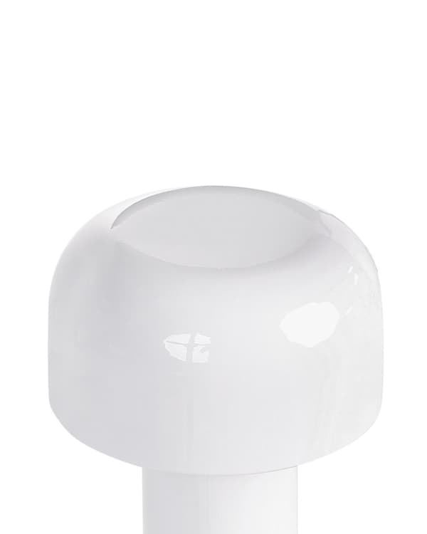Trådløs bordlampe Hvit Metall 21 cm LED Oppladbar USB Justerbart lys Moderne design Utendørs- og innendørsbruk Bærbar lampe Belysning