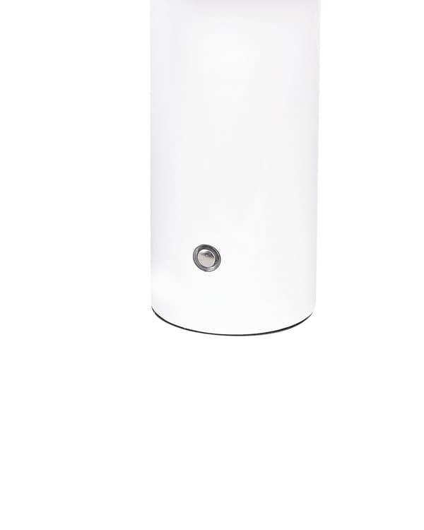 Trådløs bordlampe Hvit Metall 21 cm LED Oppladbar USB Justerbart lys Moderne design Utendørs- og innendørsbruk Bærbar lampe Belysning