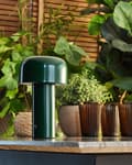 Miniatyrbilde 4 av 11: Trådløs bordlampe Grønn Metall 21 cm LED Oppladbar USB Justerbart lys Moderne design Utendørs- og innendørsbruk Bærbar lampe Belysning