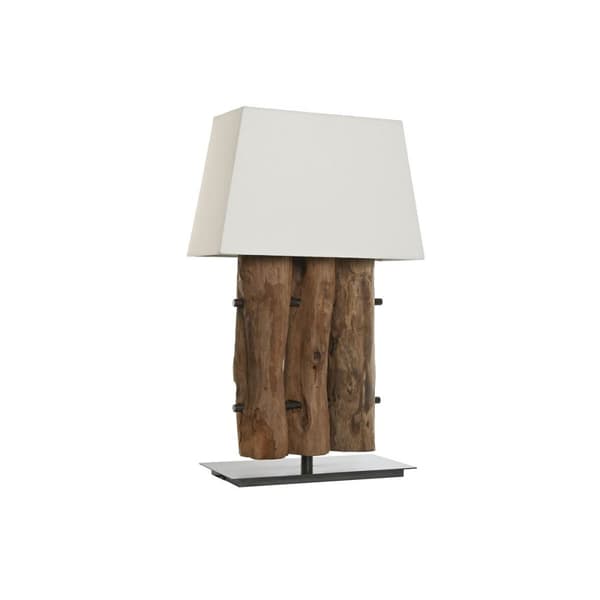 Pöytälamppu Home ESPRIT Rauta tiikki 40 X 20 X 80 cm