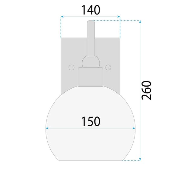 Seinälamppu Seinävalaisin App1580-1W Black Gold