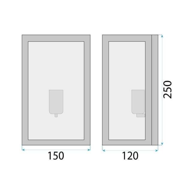 Vägglampa Väggarmatur App1304-1W Black
