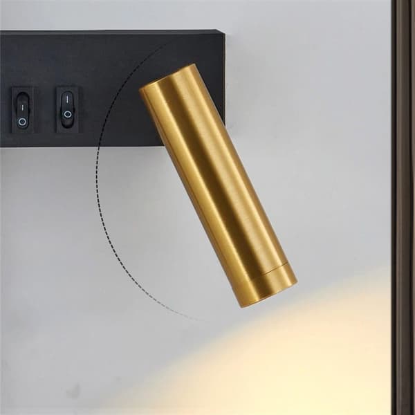 Vägglampa Väggarmatur App1439-W Black Gold