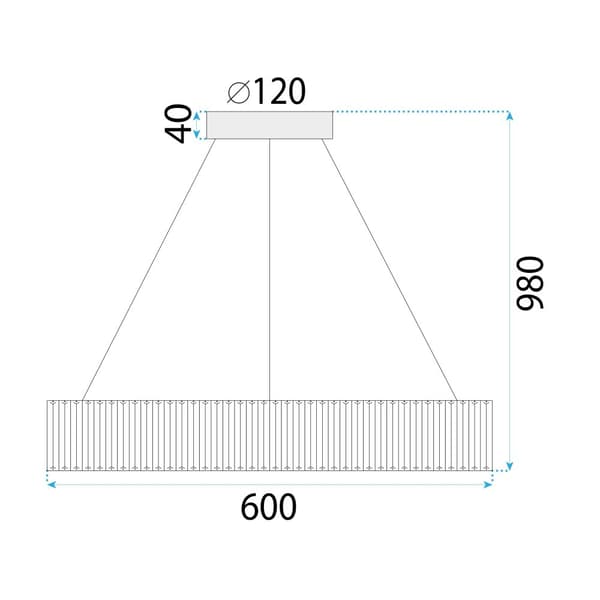 Loftlampe Pendel App1079-Cp Gold
