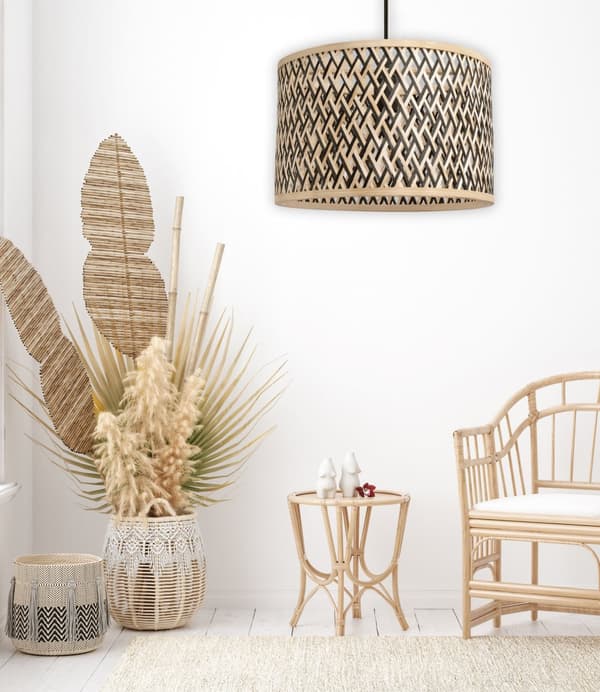 Loftlampe PendelBoho App1543-1Cp Beige