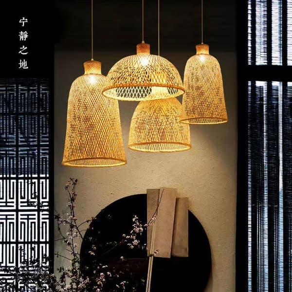 Loftlampe PendelBoho App1627-1Cp Beige