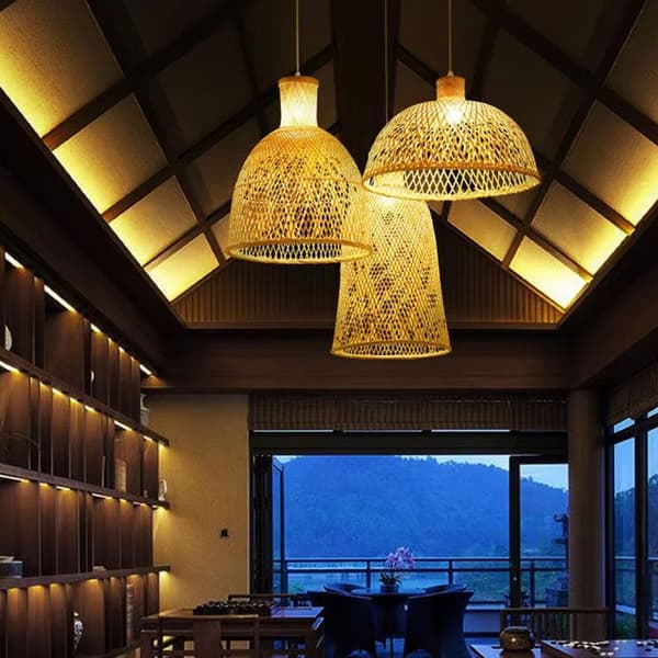 Loftlampe PendelBoho App1627-1Cp Beige