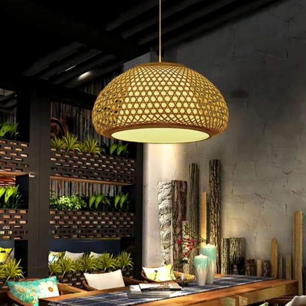Loftlampe PendelBoho App1649-1Cp Beige