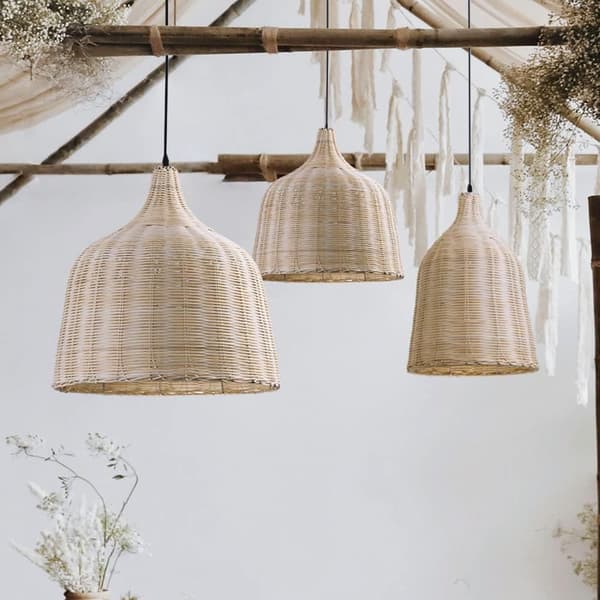 Loftlampe PendelBoho App1646-1Cp Beige