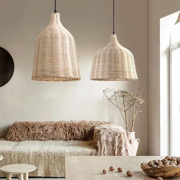Loftlampe PendelBoho App1646-1Cp Beige