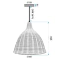Miniatyrbild 10 av 10: Taklampa PendelBoho App1647-1Cp Beige