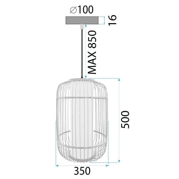 Loftlampe Pendel App1626-1Cp Brown
