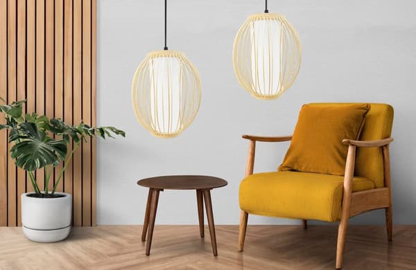Loftlampe Pendel App1634-1Cp Brown