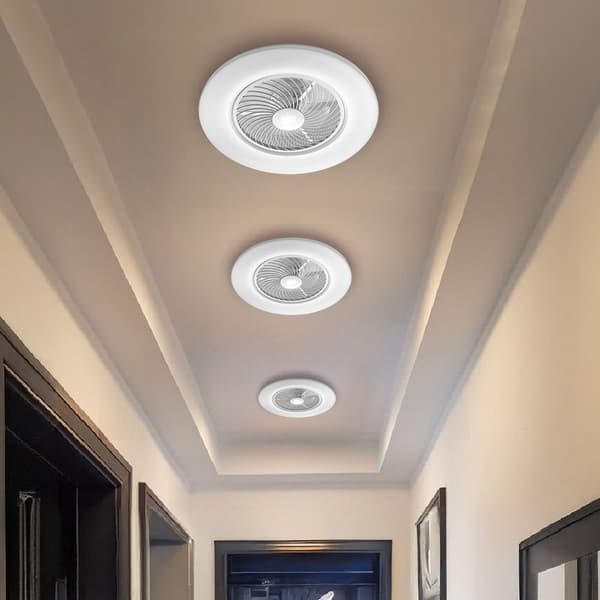Taklampa Med Fläkt App1551-C White