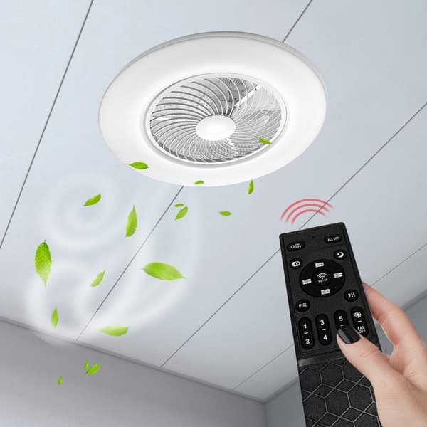 Taklampa Med Fläkt App1551-C White
