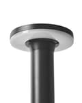 Miniatyrbillede 8 af 10: Havelampe Sort H 60 cm Udendørs Pullert Lampe LED lys Sokkelampe Langs Indkørsel Bedlampe Solar Solceller Belysning