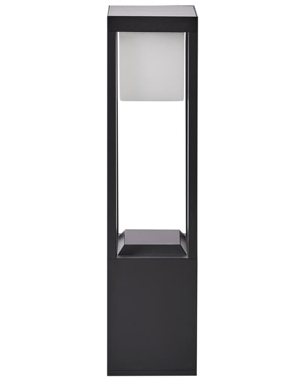 Havelampe Sort H 60 cm Udendørs Pullert Lampe LED lys Sokkelampe Langs Indkørsel Bedlampe Solar Solceller Belysning