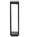 Miniatyrbilde 5 av 9: Hage Solar LED Pullertlampe Svart Metall 60 cm Stolpelampe med Fjernstyrt Solcellepanel
