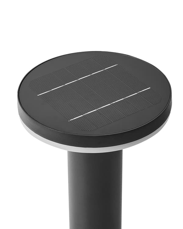 Pullertlampe Svart Metall 60 cm LED Solcelle Moderne stil Utelys Utendørs belysning