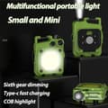Pikkukuva 4 / 10: Minivalaisin COB USB Ladattava Magnetic Musta