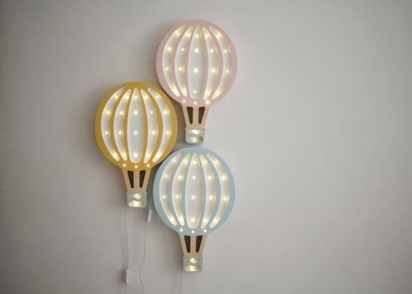 Little Lights - Puderrosa nattlampa för luftballong