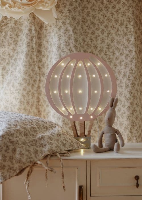 Little Lights - Puderrosa nattlampa för luftballong