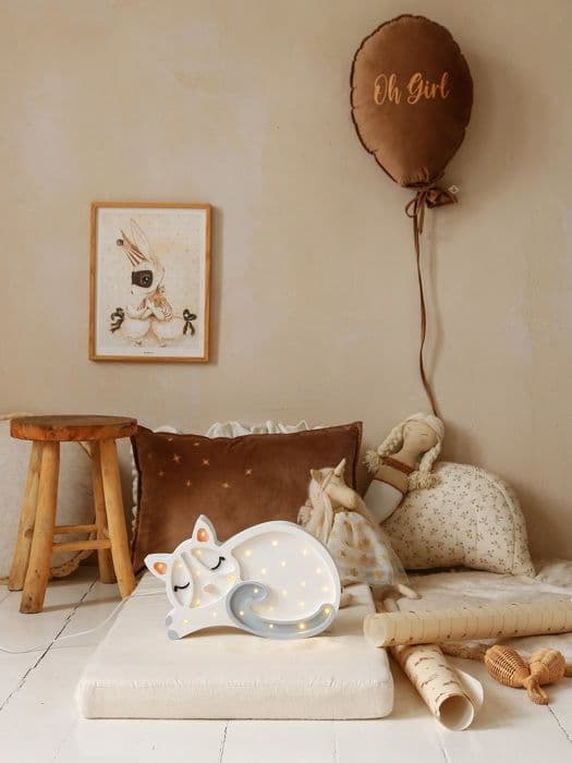 Little Lights - White Cat Night Light