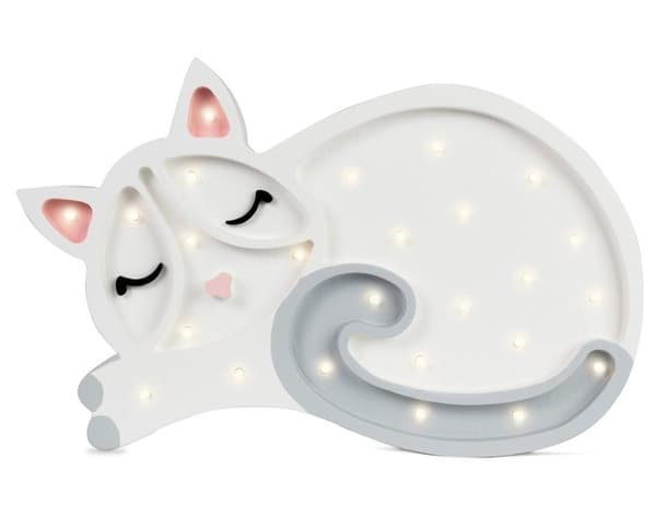 Little Lights - White Cat Night Light