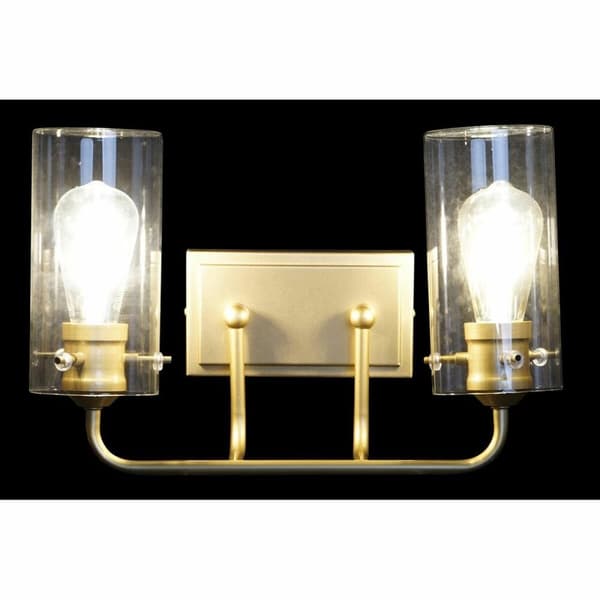 Væglampe DKD Home Decor Krystal Gylden Metal 220 V 50 W (41 x 17 x 24 cm)