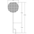 Miniatyrbillede 2 af 2: Solcellelampe Galix Retro Metal 15 x 45 cm Indretning