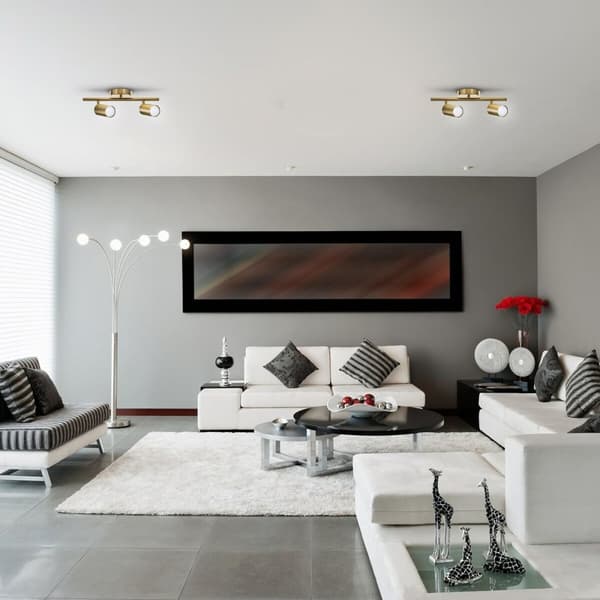Loftslampe Activejet AJE-SPECTRA 2P Guld Gylden Metal 40 W