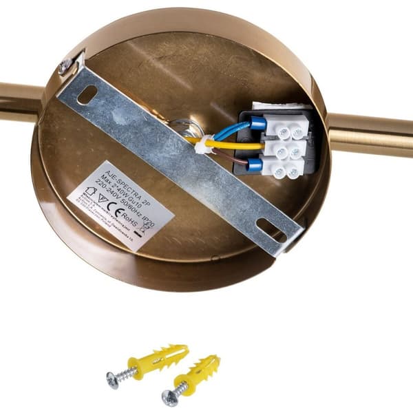 Loftslampe Activejet AJE-SPECTRA 2P Guld Gylden Metal 40 W