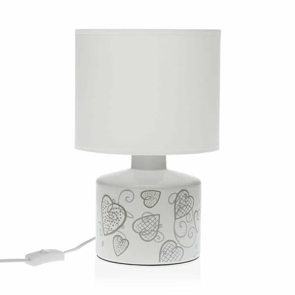 Pöytälamppu Versa Cozy Sydämet Keraminen (22,5 x 35 x 22,5 cm)