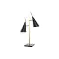 Pikkukuva 1 / 4: Pöytälamppu DKD Home Decor Musta Kullattu Metalli 25 W 220 V 38 x 16 x 64 cm