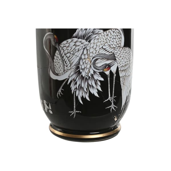 Bordlampe Home ESPRIT Sort Gylden Keramik 50 W 220 V 40 x 40 x 70 cm