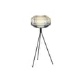 Pikkukuva 4 / 4: Lattialamppu DKD Home Decor Musta Kullattu Rauta 50 W 220 V 39 x 39 x 103 cm